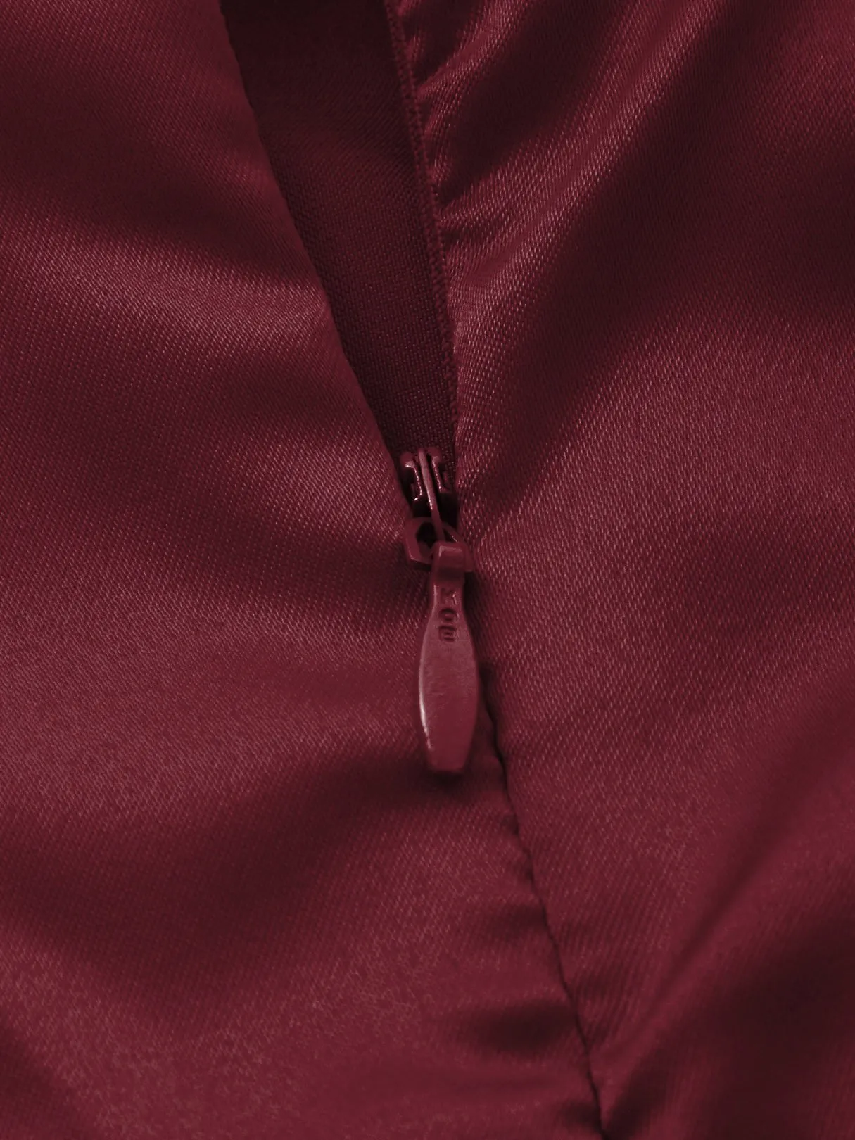 Wholesale Burgundy V-Neck Sleeveless Plain Slit Hem Mini Dress